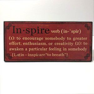 INSPIRE Wood Decor- Hang or Stand